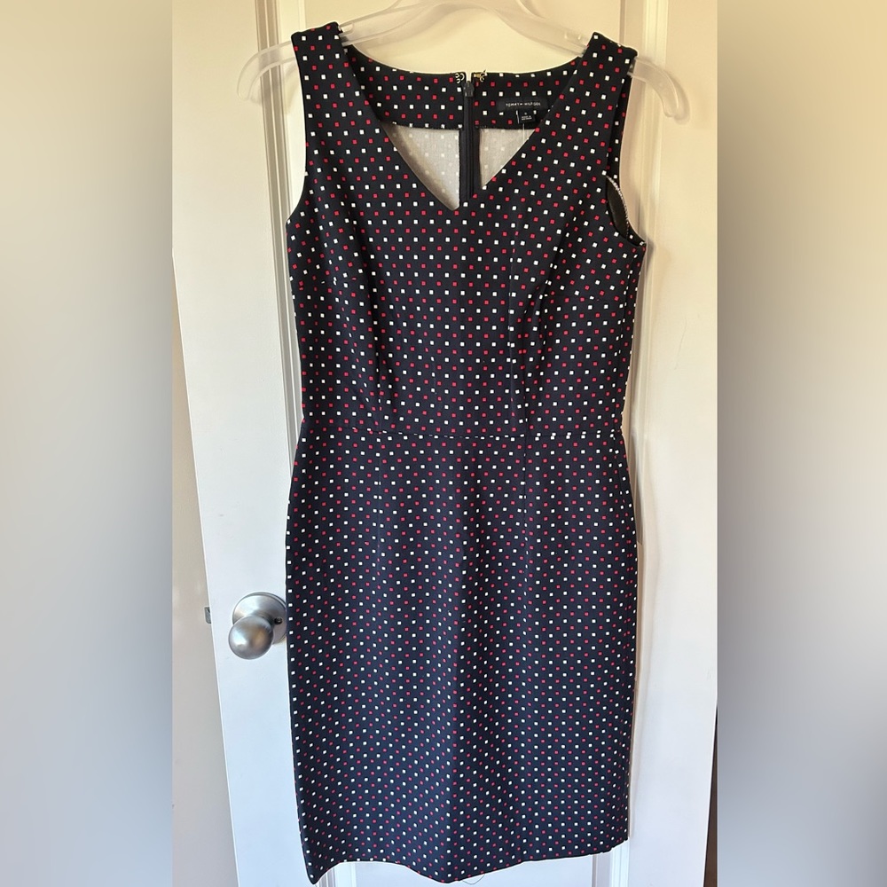 NWT Tommy Hilfiger dress with tiny red and white dots